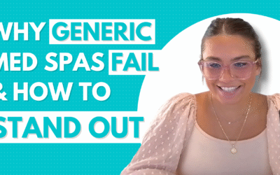 Generic Med Spas Lose – How the Top 1% Med Spas Stand Out