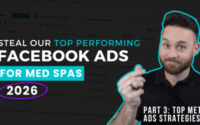 Our Top-Performing Facebook & Instagram (Meta) Ads for Med Spas in 2026 (Offers + Benchmarks)